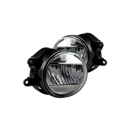 Winjet Led Fog Light - Clear With Resistor Error Decoder CFWJ-0527B-C